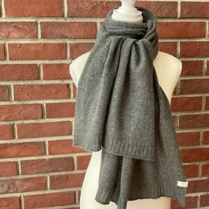 Junai New York Hand Dyed Italian Cashmere Wrap Shawl Unisex Scarf 19”x70” NWOT